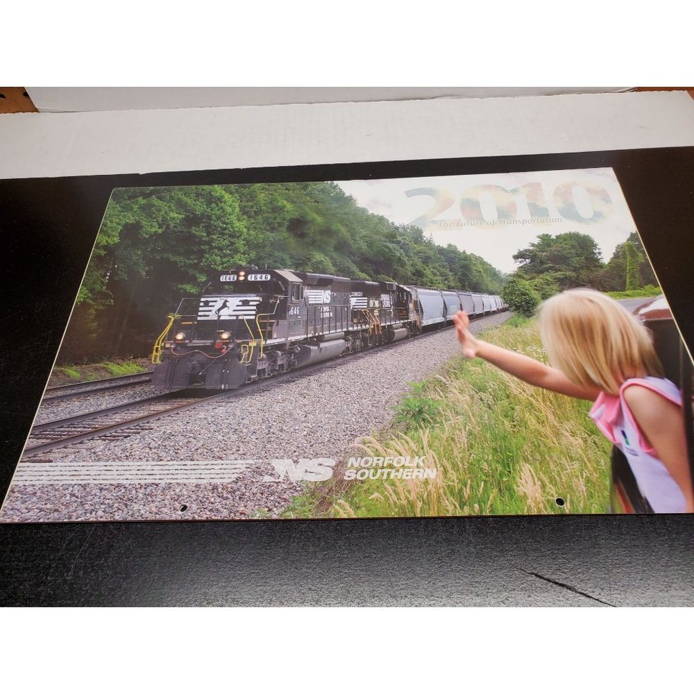 2010‎ Norfolk Southern Railroad Calendar - Oversize